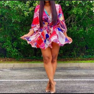 Latiste Newsprint Romper